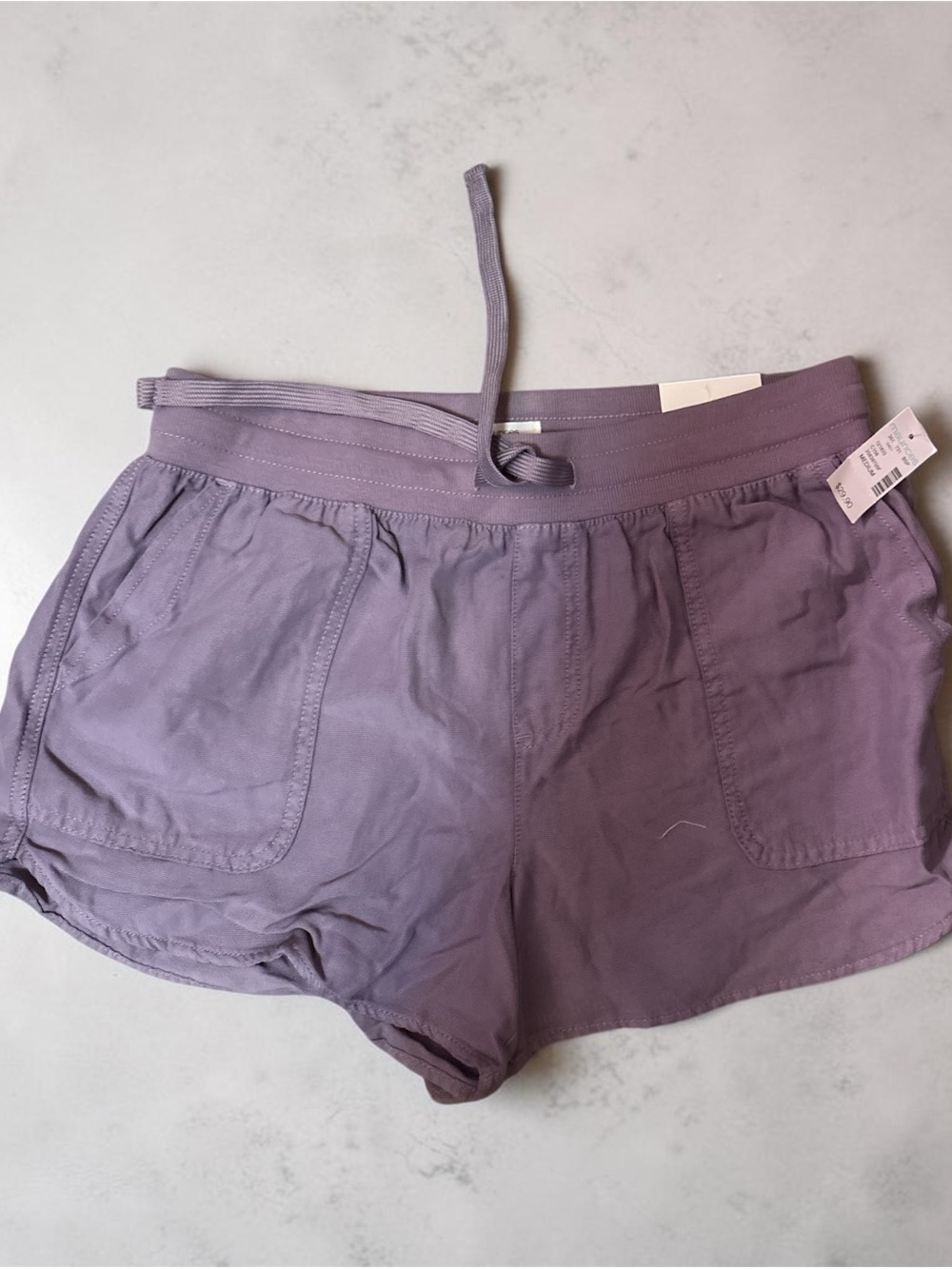 Maurices Lavender Purple Drawstring Athletic Shorts